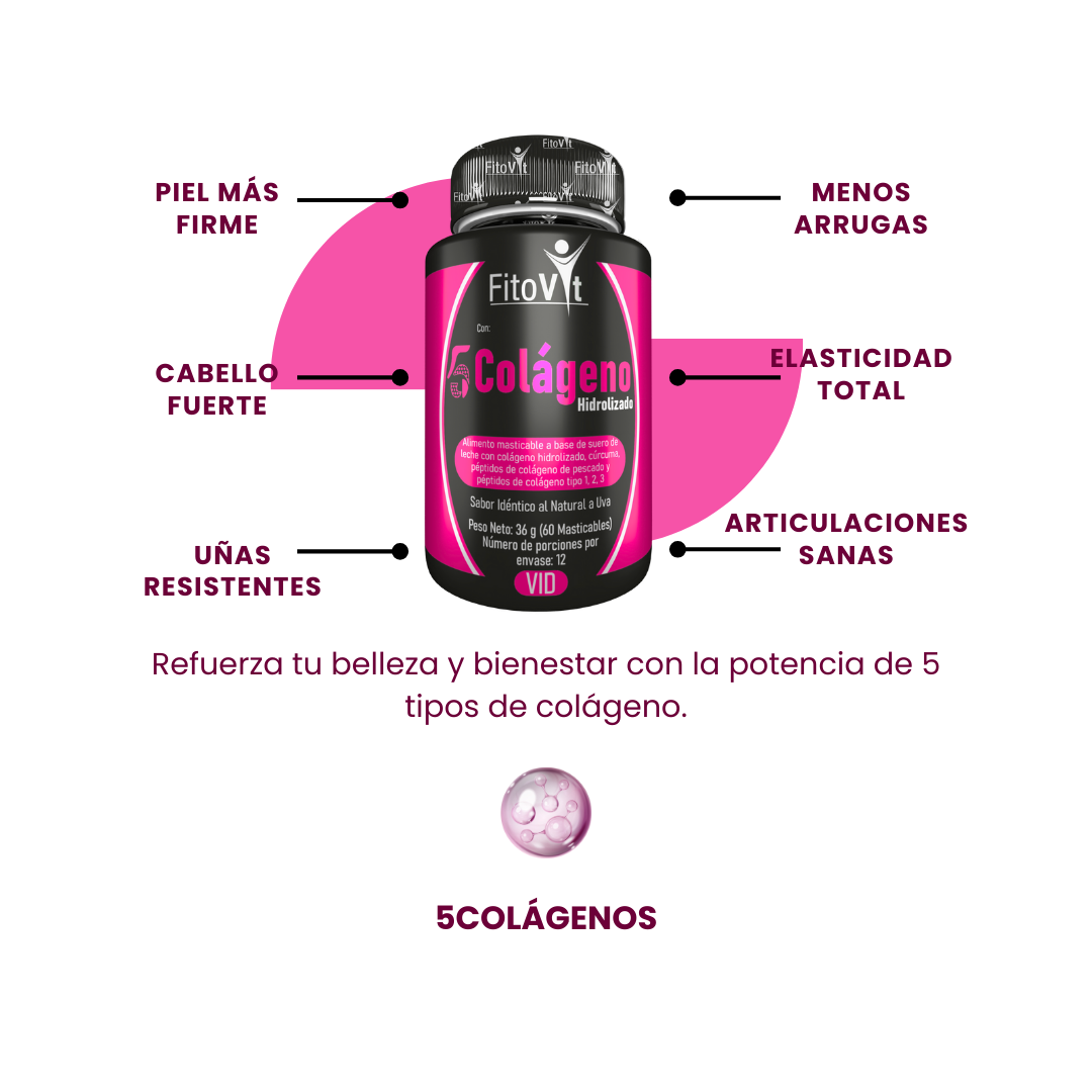 5 Colagenos X 60 Und
